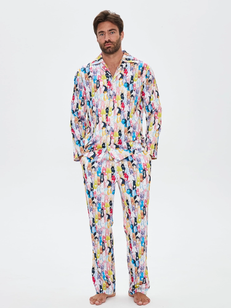 Пижама мужская Лошади