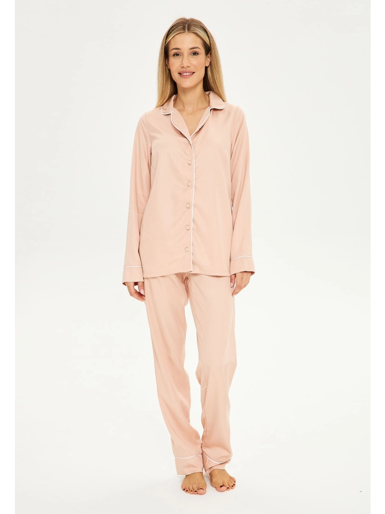 Пижама женская с брюками и рубашкой Мегера