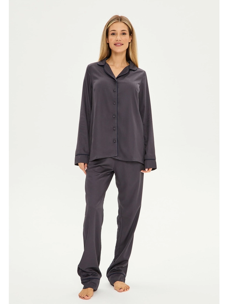 Пижама женская с брюками и рубашкой Мегера